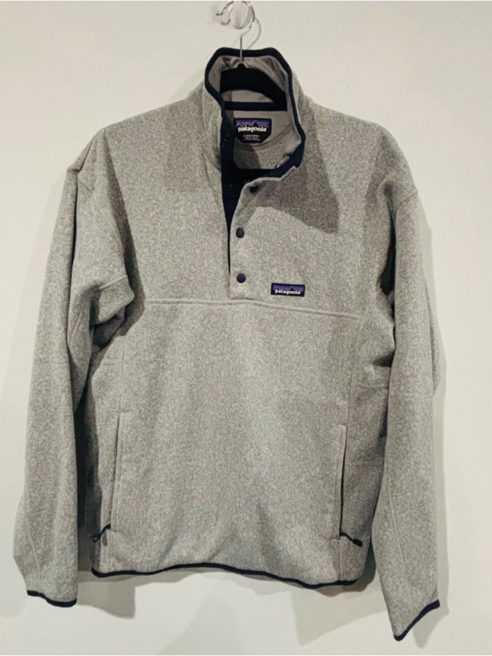Patagonia Men’s Lightweight Better Sweater Marsupial Pullover – Small - Gray